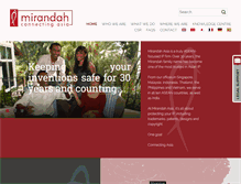 Tablet Screenshot of mirandah.com